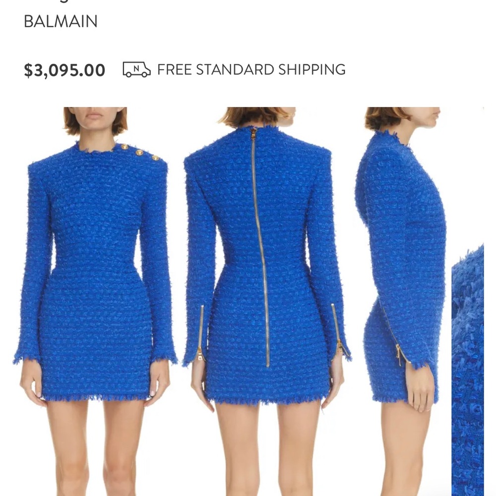 ❌❌❌❌Sold❌❌❌💯 Authentic Balmain dress